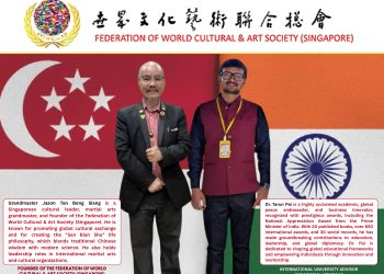 Dr. Tarun Pal Joins FOWCAAS Singapore to Strengthen Cross-Border Cultural Ties and Promote Global Development